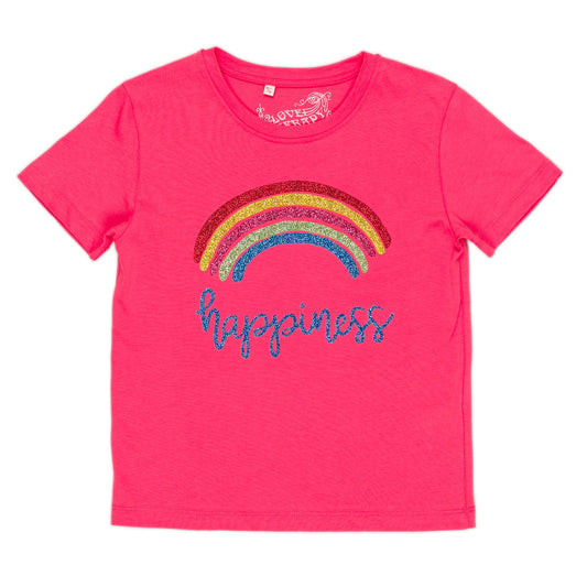 T-shirt lampone, bimba, Love Therapy - IrisBlu