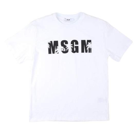 T-shirt bianca Msgm bambino