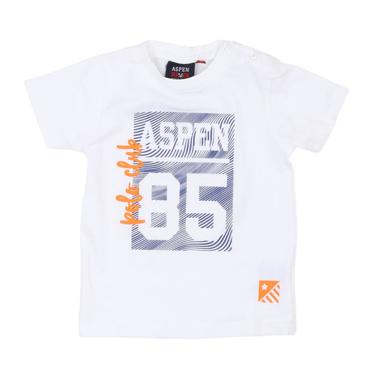 T-shirt bianca Aspen Polo Club bambino