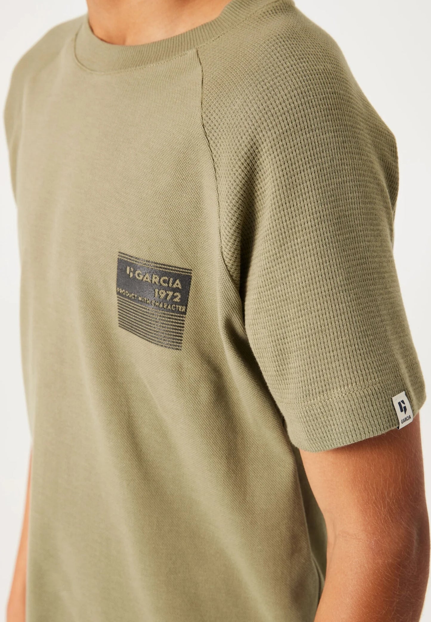 T-shirt ragazzo/a Garcia verde militare - IrisBlu