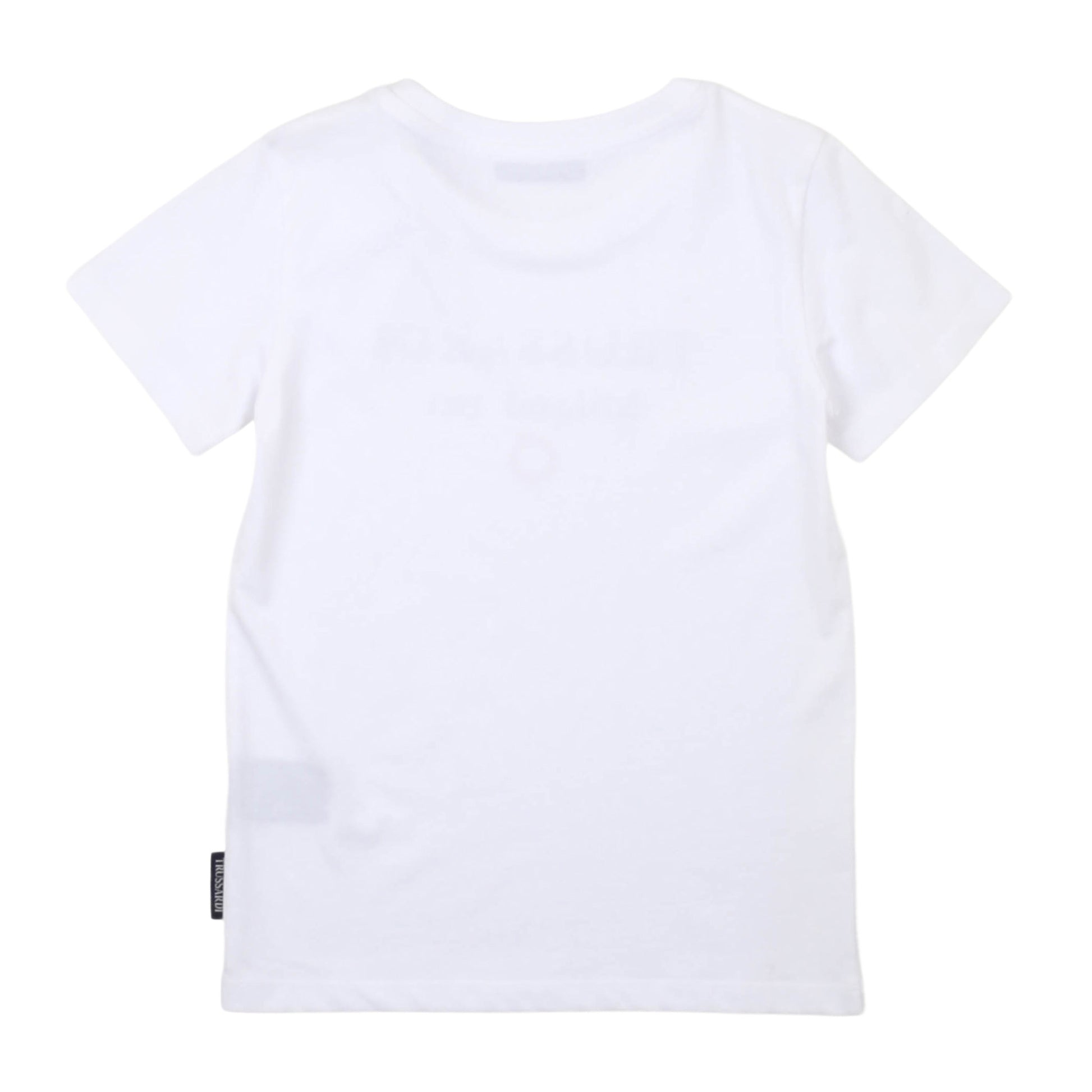 T-shirt bianca bambino manica corta Trussardi - IrisBlu