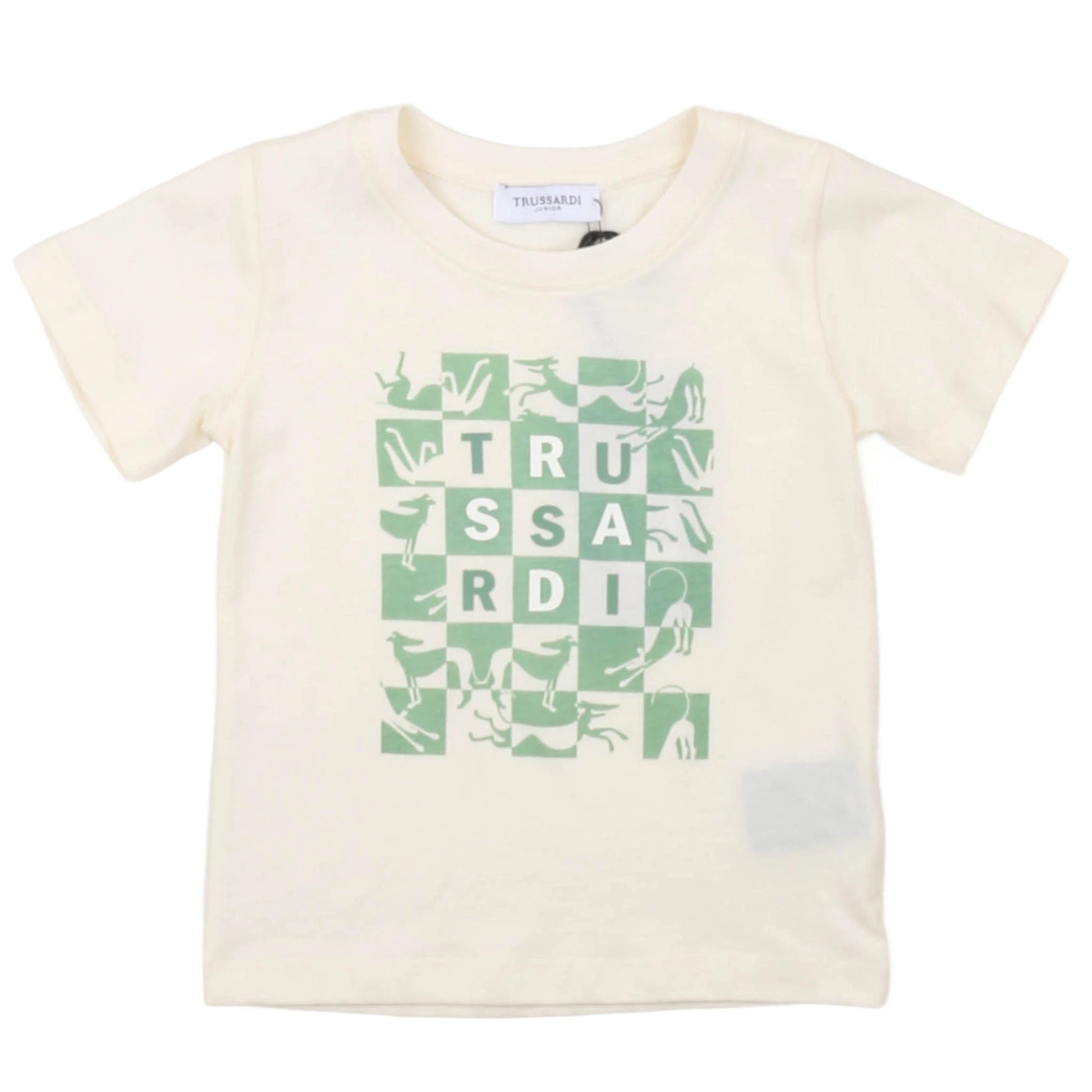 T-shirt manica corta bimbo Trussardi - IrisBlu