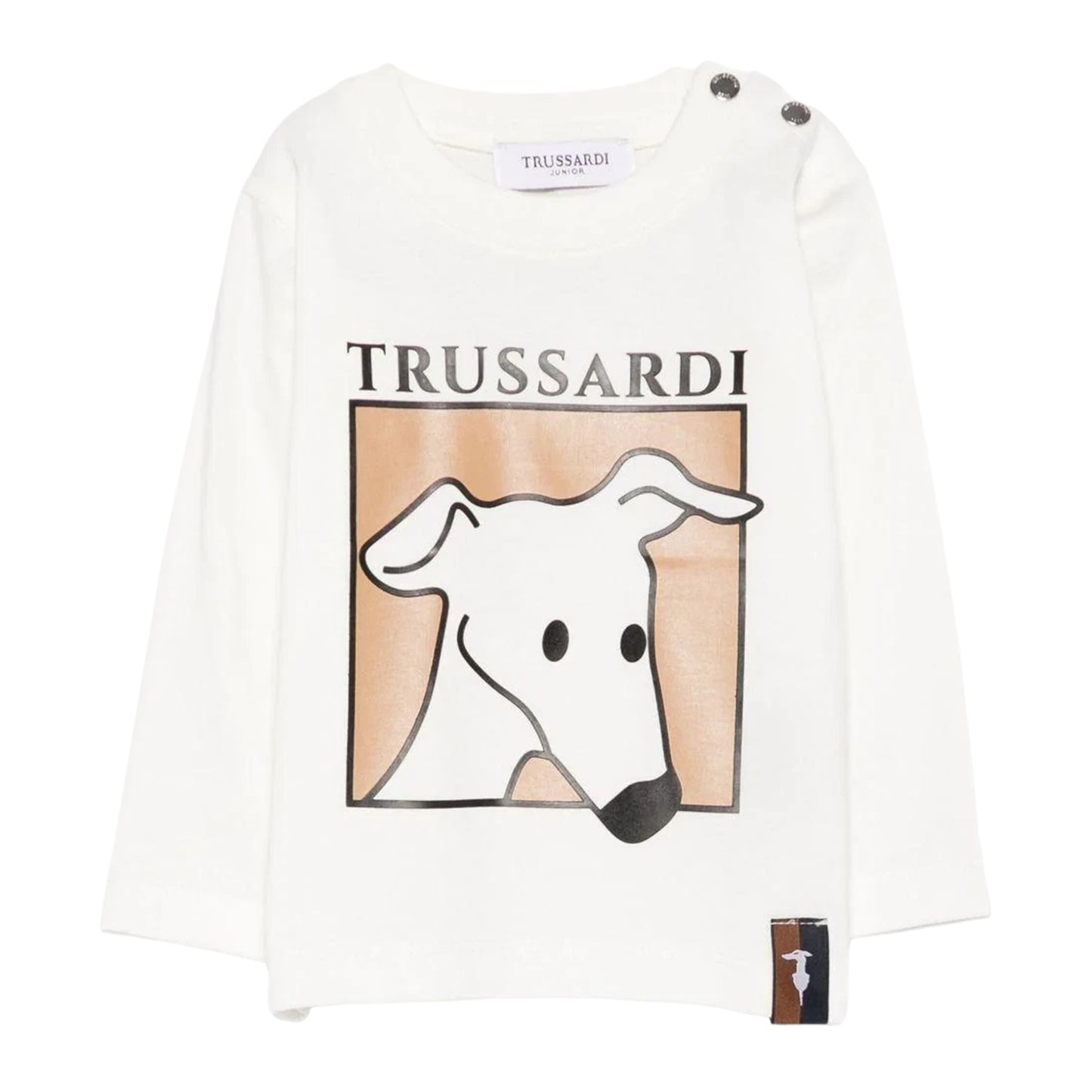 T-shirt manica lunga neonato Trussardi