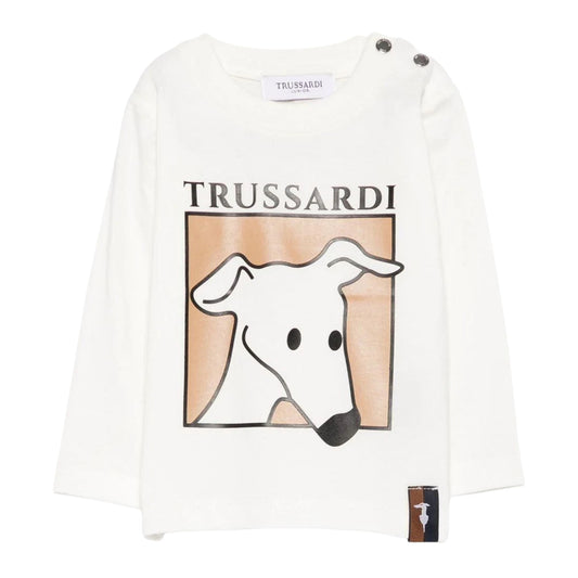 T-shirt manica lunga neonato Trussardi