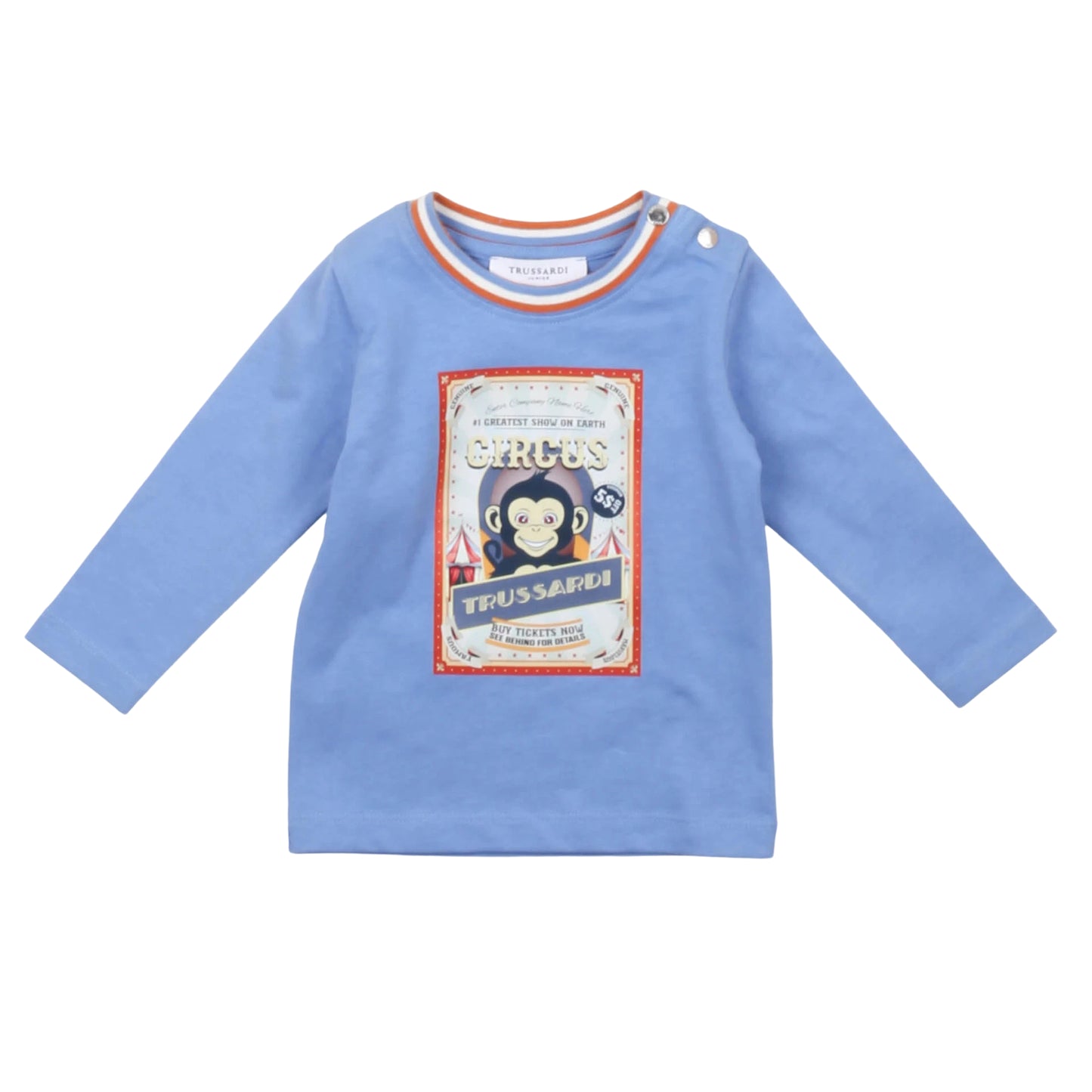T-shirt manica lunga neonato Trussardi