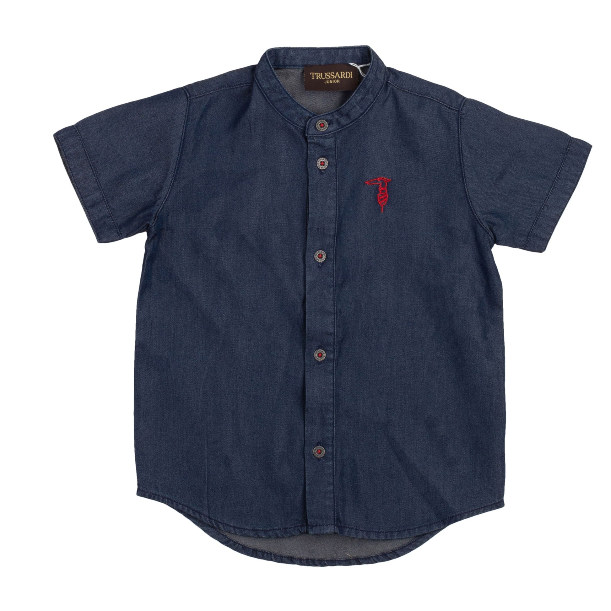Camicia in jeans bimbo Trussardi - IrisBlu