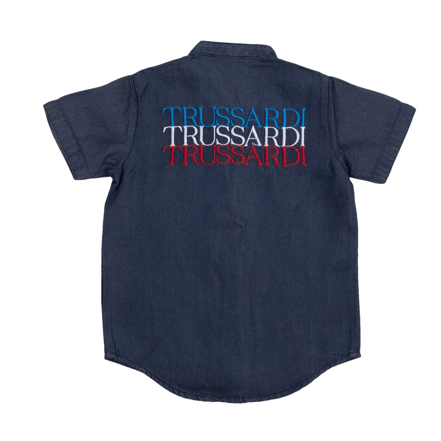 Camicia in jeans bimbo Trussardi - IrisBlu