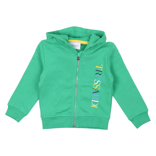 Felpa bimbo con cappuccio Trussardi - IrisBlu