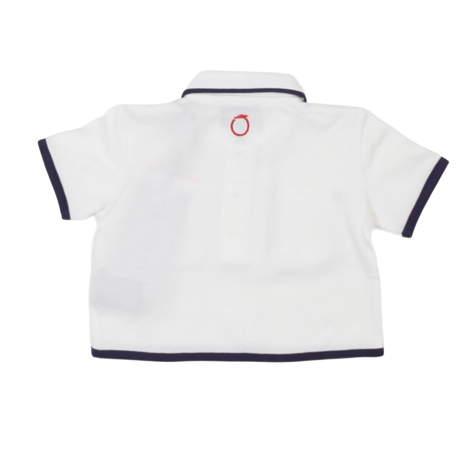 T-shirt bianca bambina a manica corta Trussardi - IrisBlu