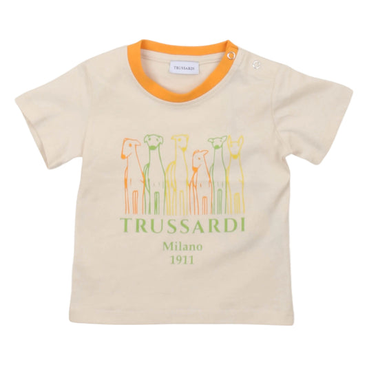 T-shirt manica corta bimbo Trussardi - IrisBlu