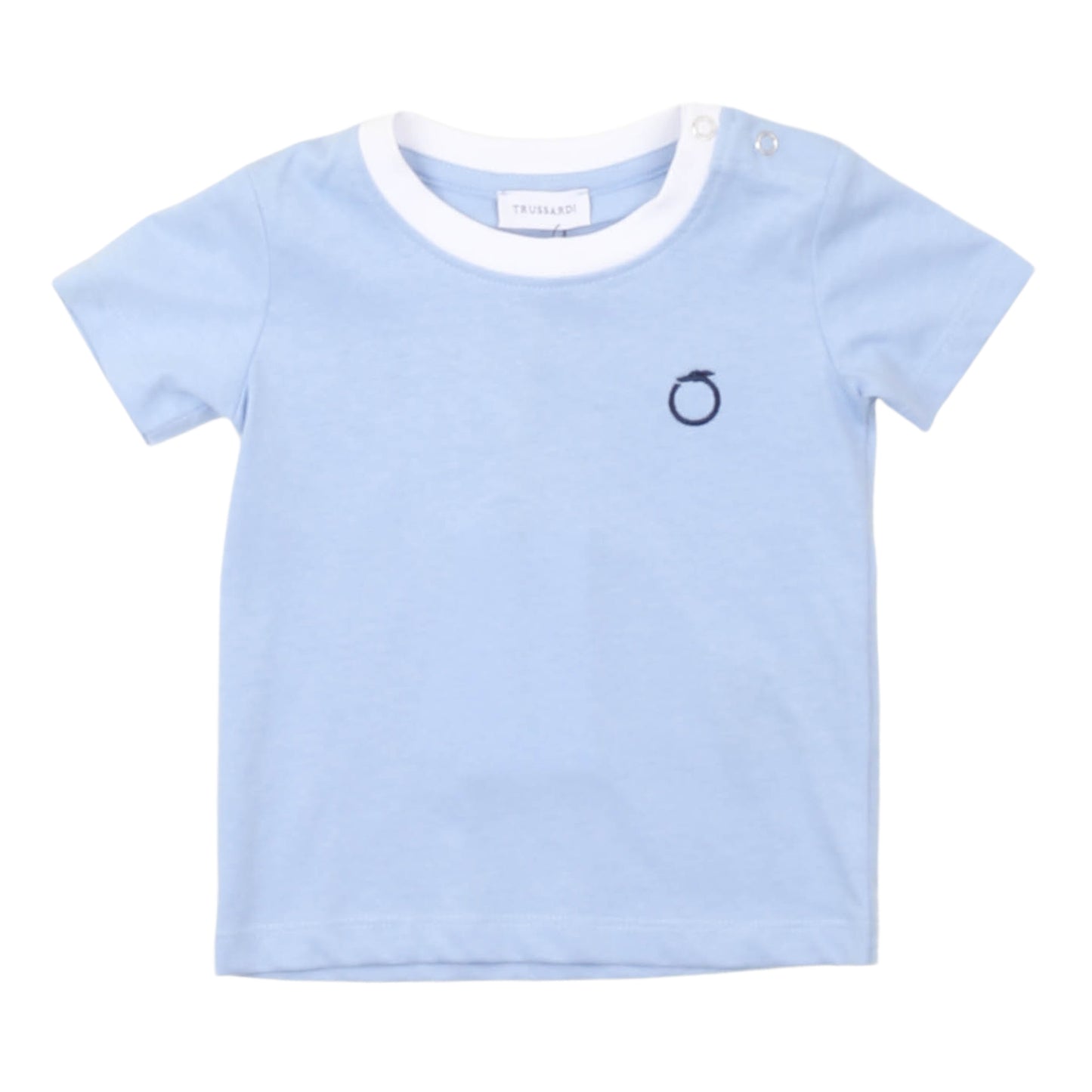 T-shirt neonato manica corta Trussardi - IrisBlu