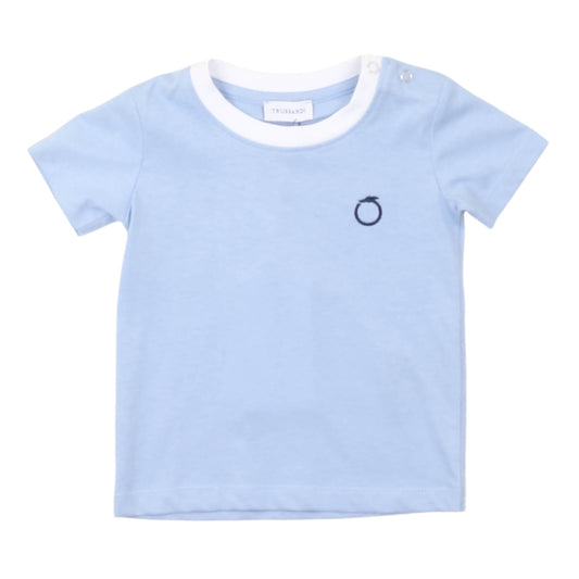T-shirt neonato manica corta Trussardi - IrisBlu