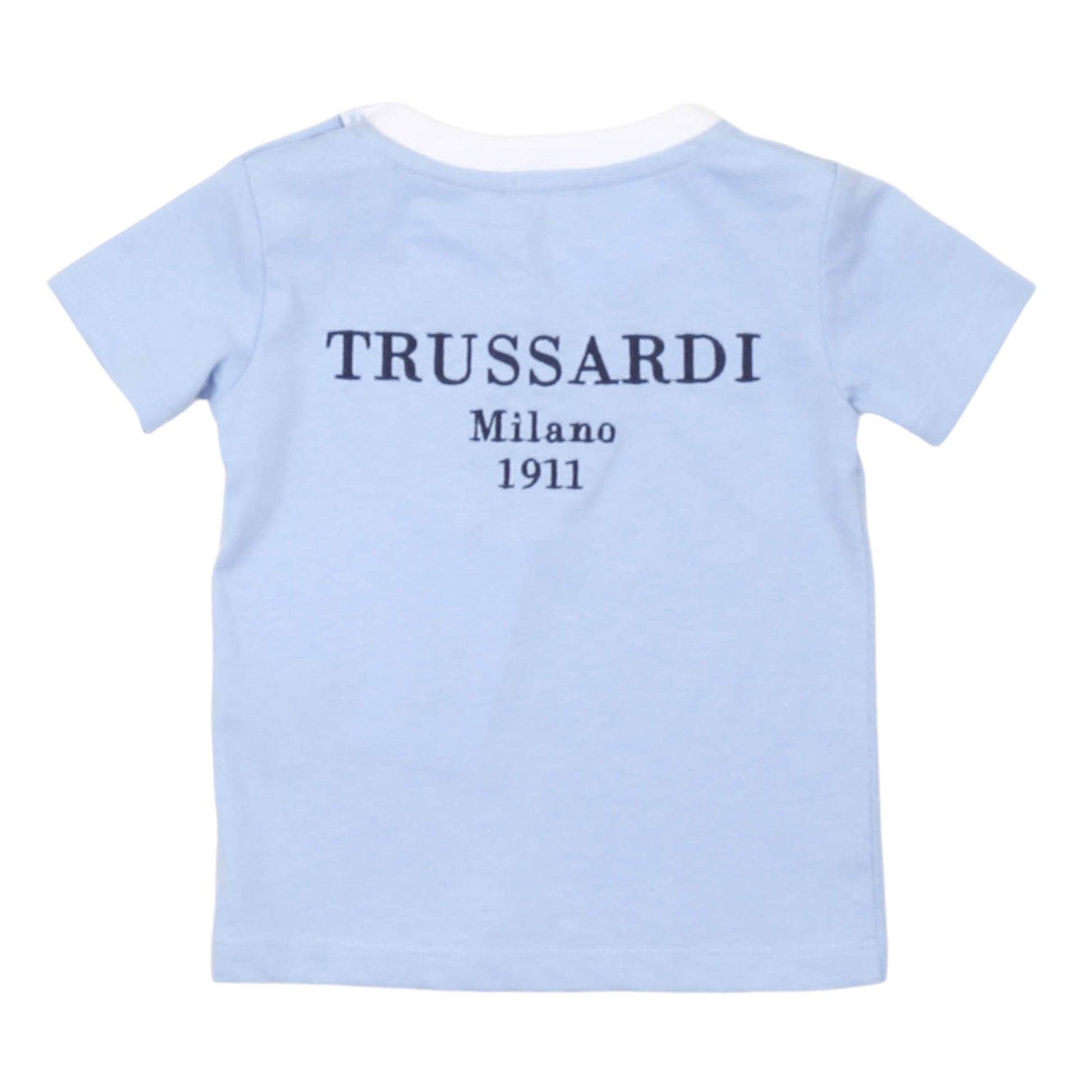 T-shirt neonato manica corta Trussardi - IrisBlu