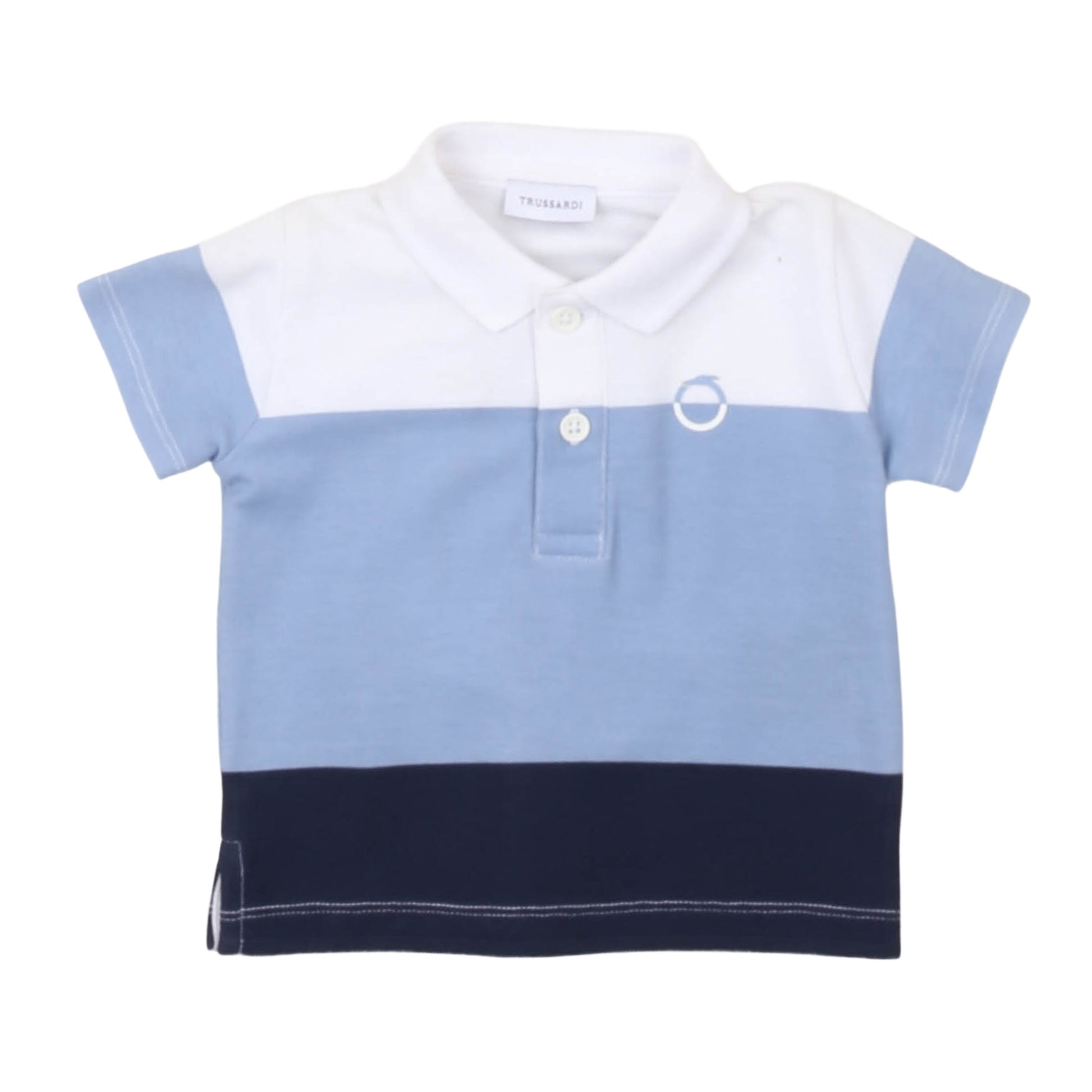 T-shirt polo bimbo manica corta Trussardi - IrisBlu