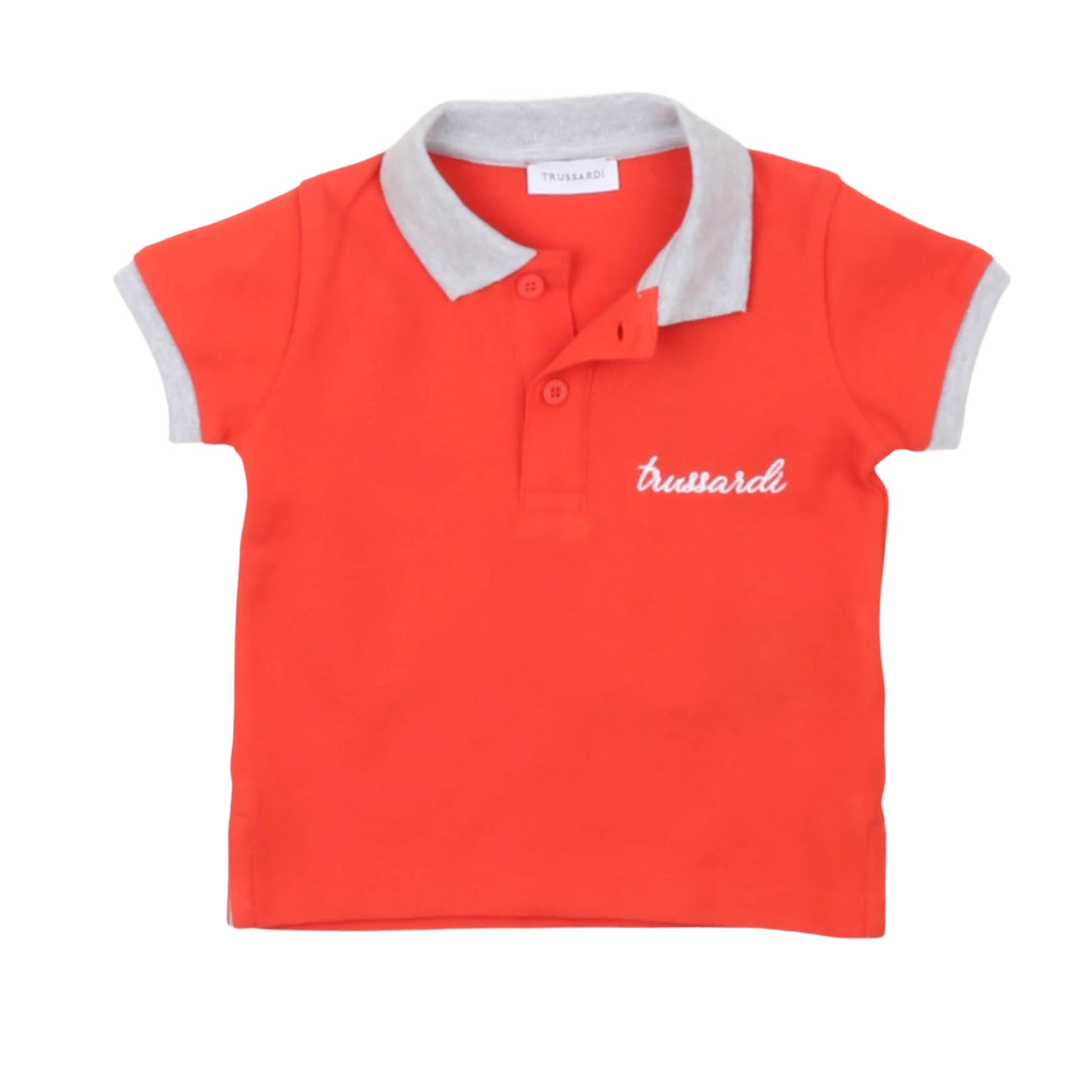 Polo bimbo maniche corte Trussardi - IrisBlu
