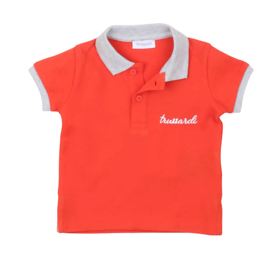 Polo bimbo maniche corte Trussardi - IrisBlu