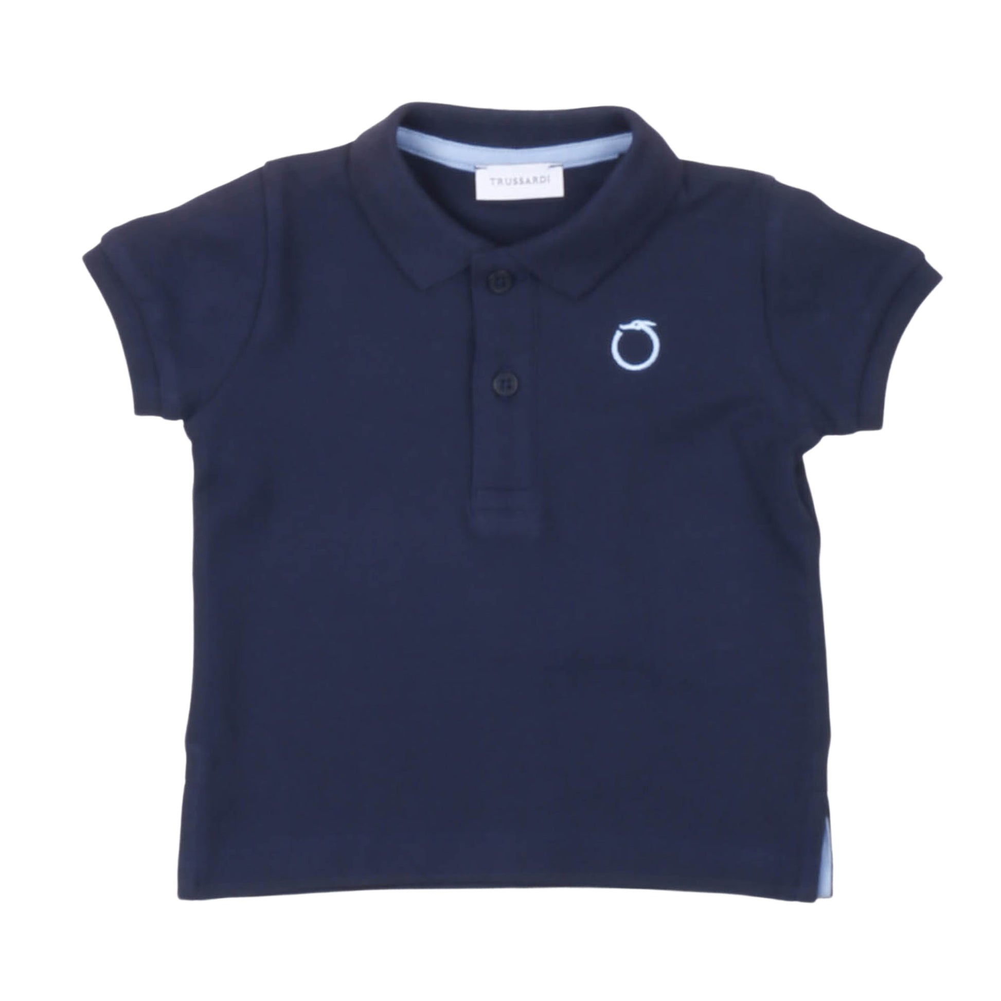 T-shirt polo bambino manica corta Trussardi - IrisBlu