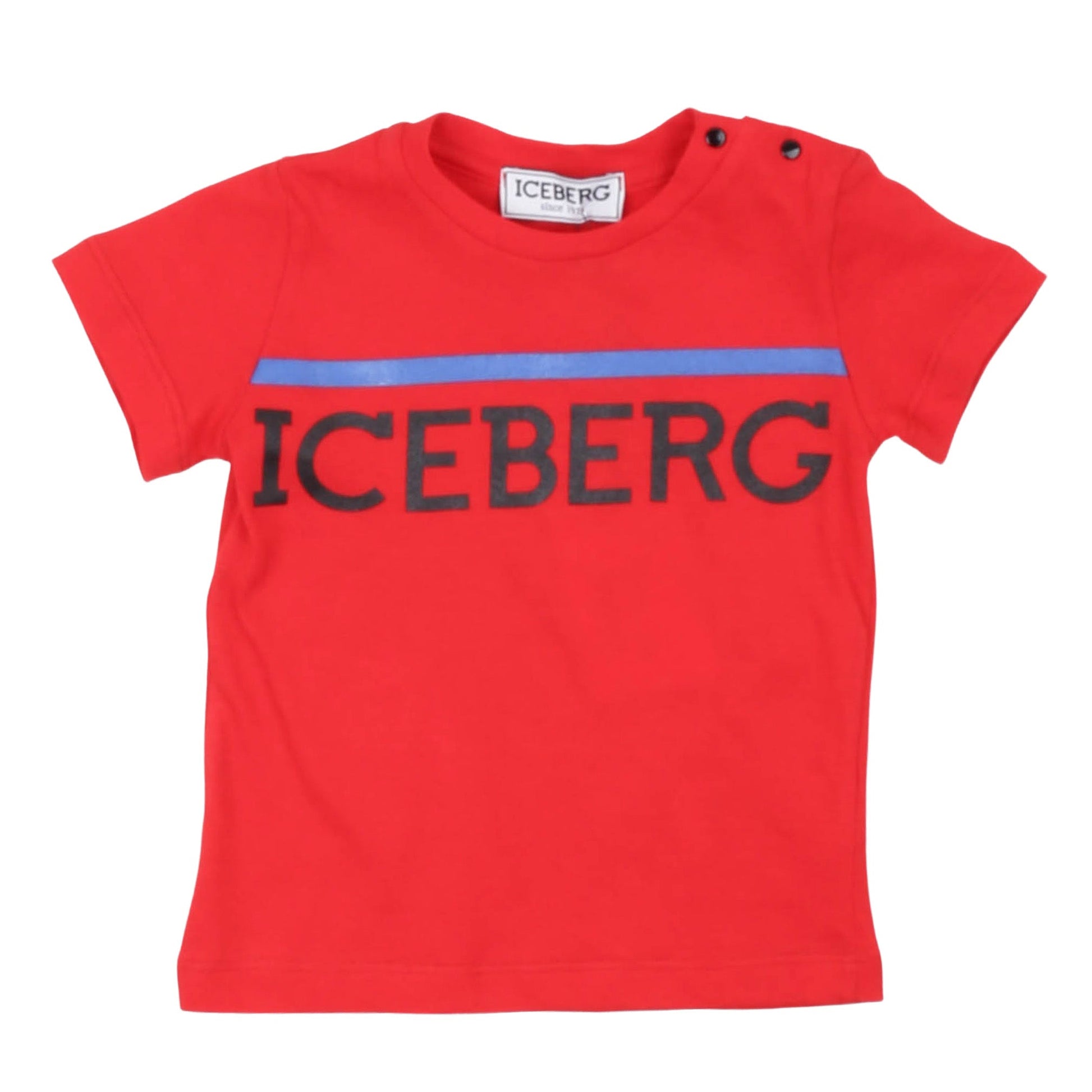 T-shirt bimbo maniche corte Iceberg - IrisBlu