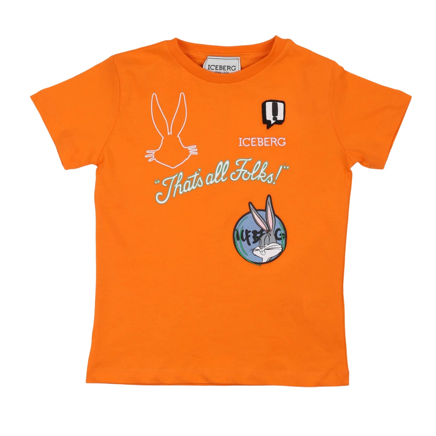 T-shirt manica corta bambino Iceberg - IrisBlu