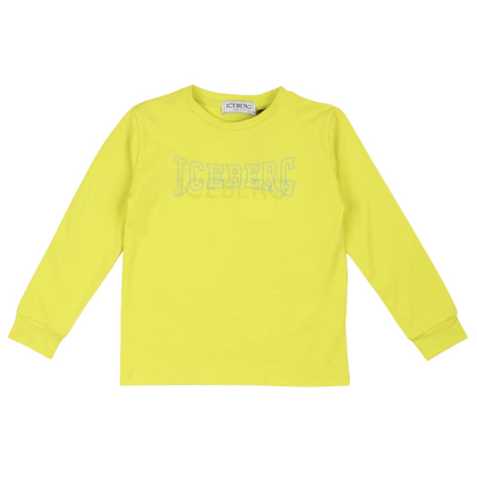 T-shirt manica lunga bimbo Iceberg - IrisBlu