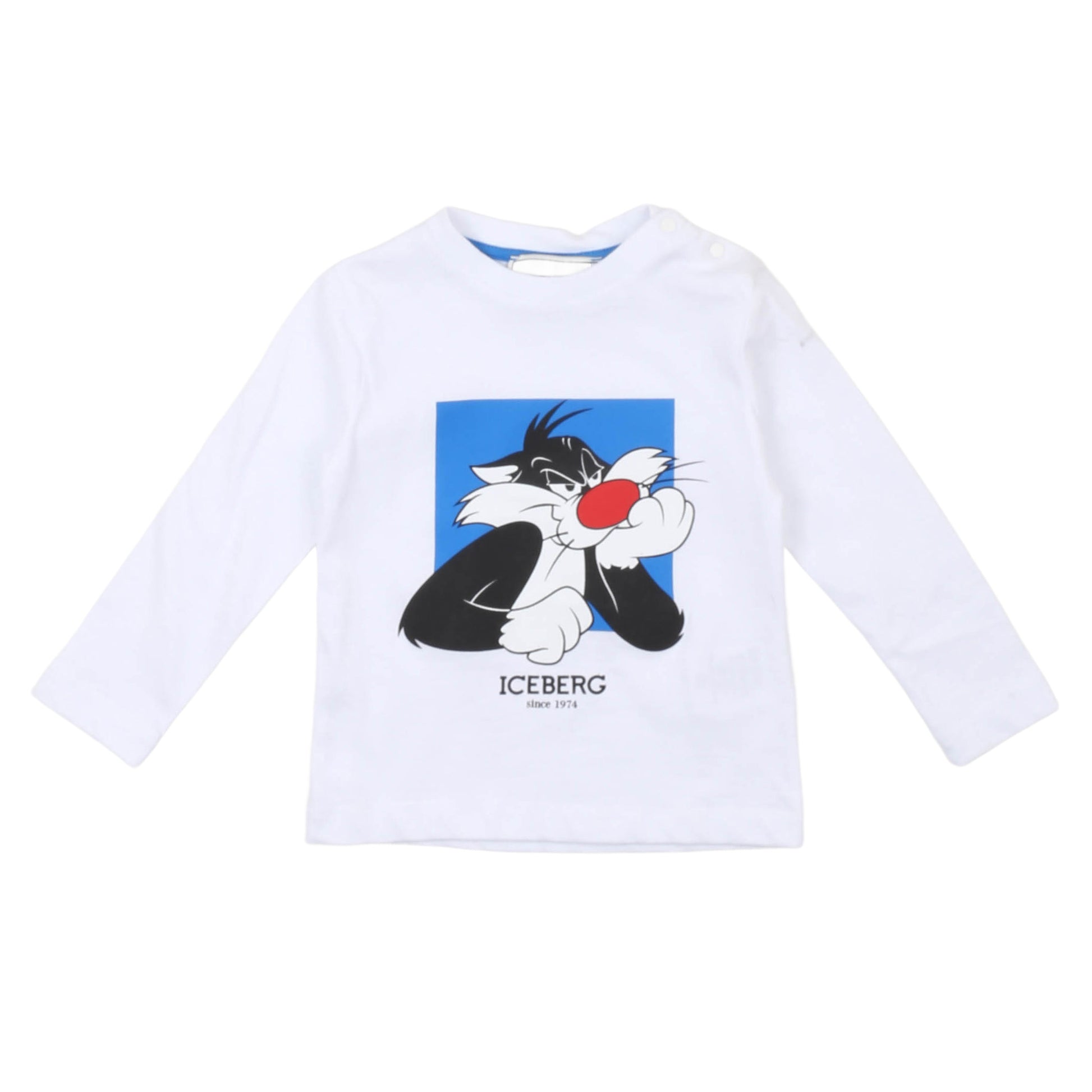 T-shirt manica lunga bimbo Iceberg - IrisBlu