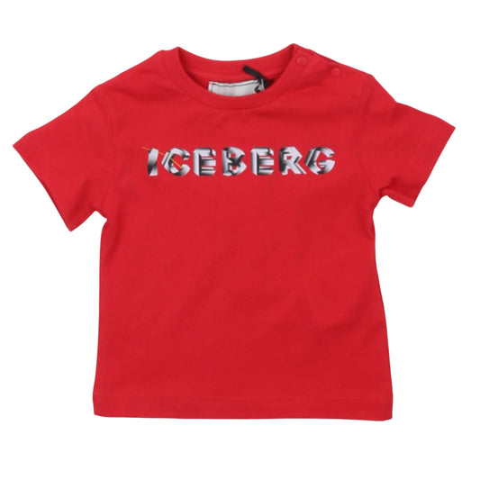 T-shirt bimbo maniche corte Iceberg - IrisBlu