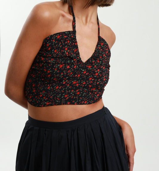 Top scollo a V - IrisBlu